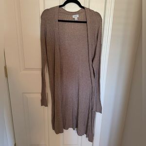 Old Navy Long Taupe Cardigan